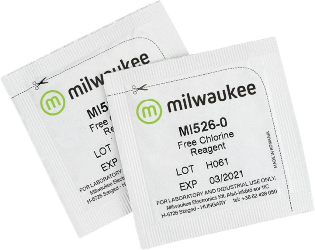 Milwaukee Pack 100 Test Cloro Libre Polvo