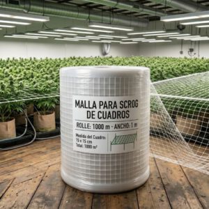 Malla para SCROG de cuadros rollo